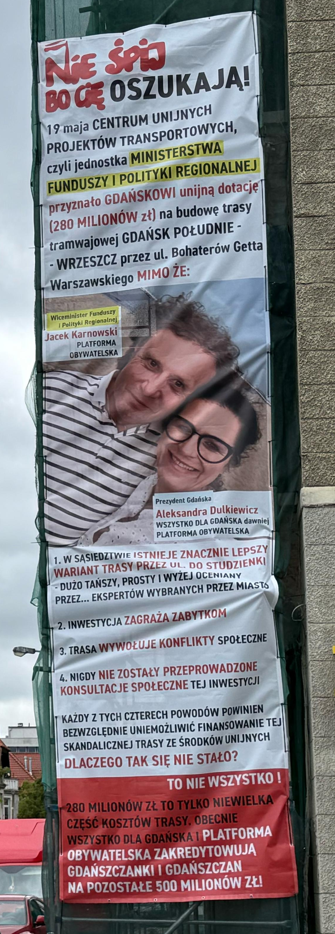 Banner Grunwaldzka / BGW